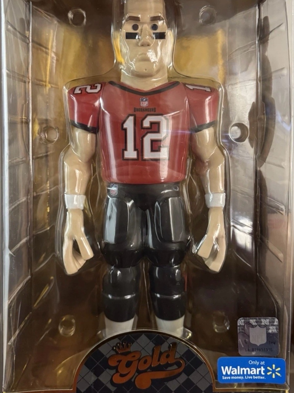 Funko Gold Tom Brady #12 Tampa Bay Buccaneers vinyl collectors Figurine